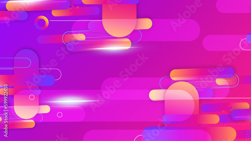 Vector colorful colourful modern business background with geometric shapes
