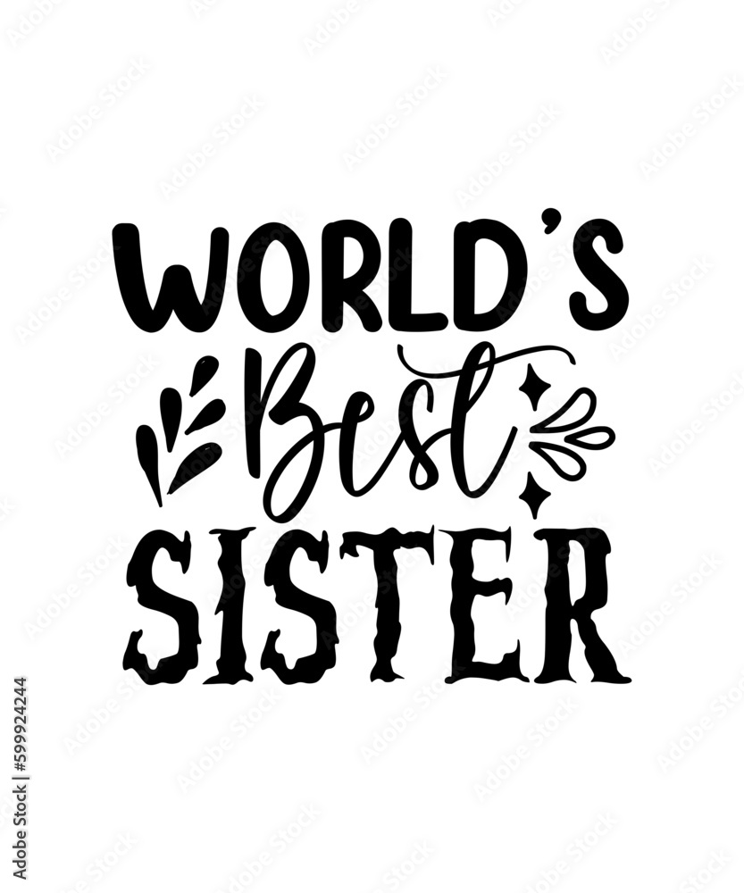 Vetor de Siblings Family Set Brother And Matching Siblings svg
