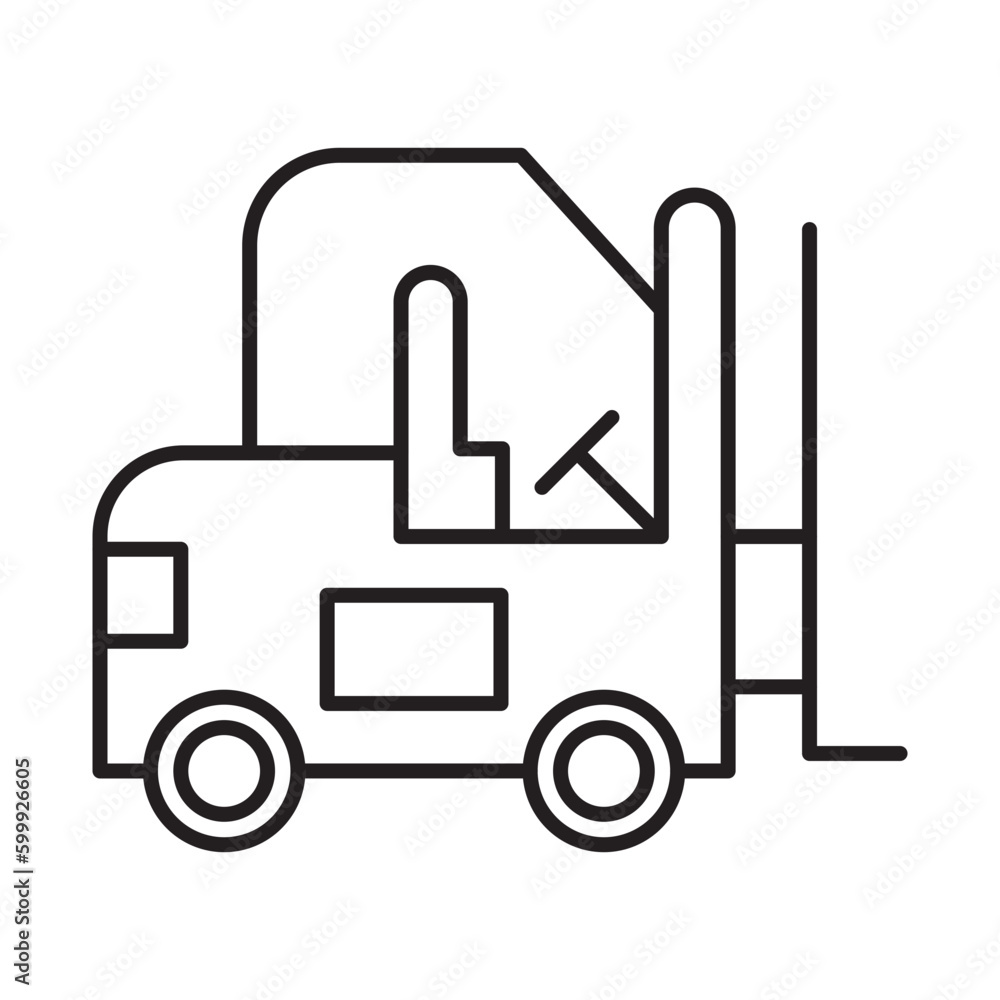 Forklift Icon Design