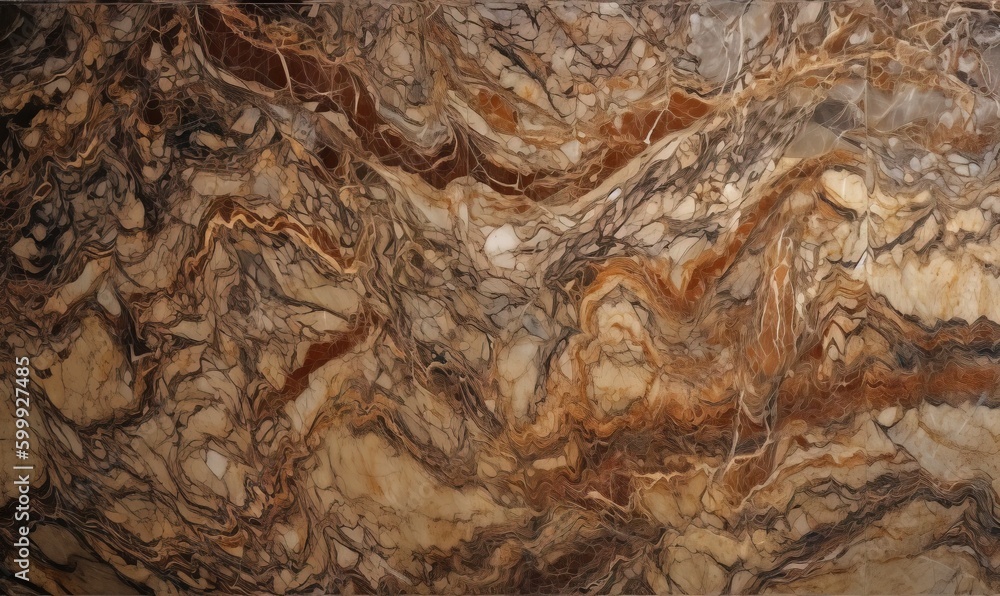 a close up of a marbled surface with brown and black colors. generative ai a close up of a marbled surface with brown and black colors. generative ai