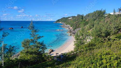 Bermuda Island tropical coastal landscape © totajla