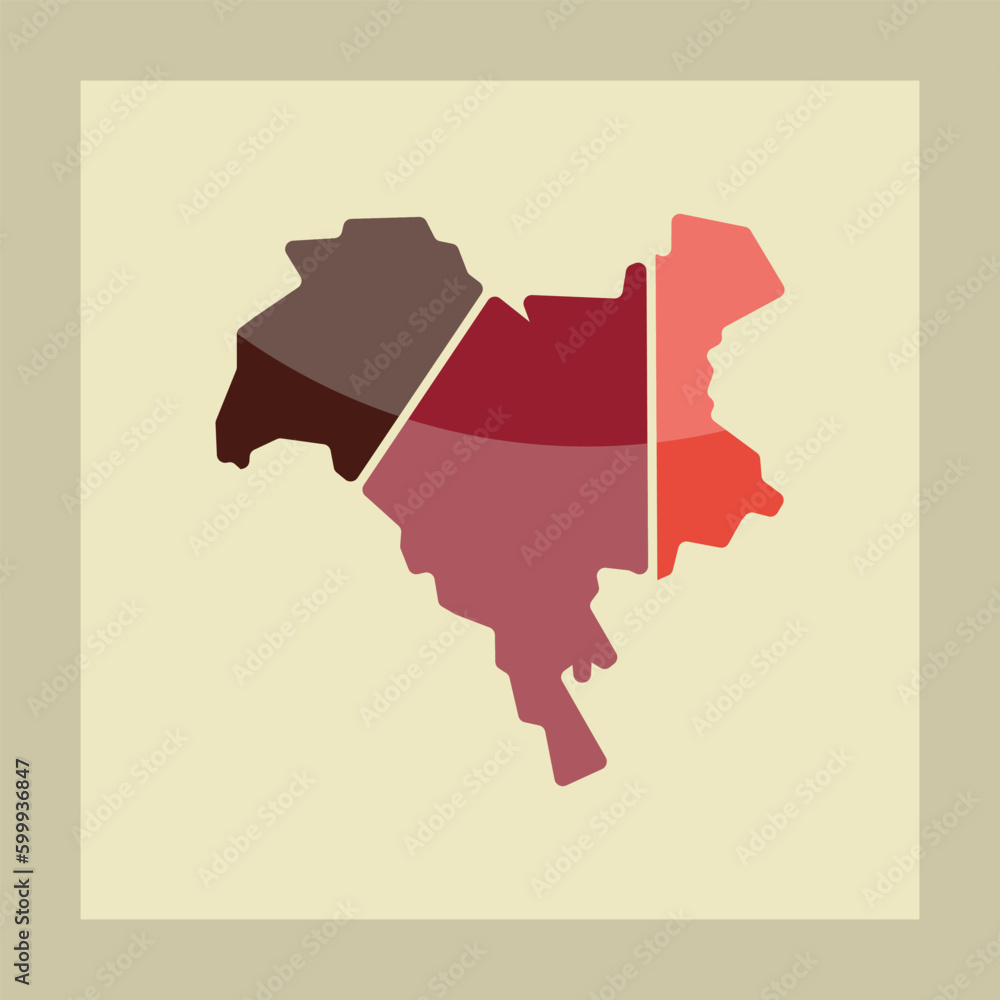 Kyiv map illustration creative design
