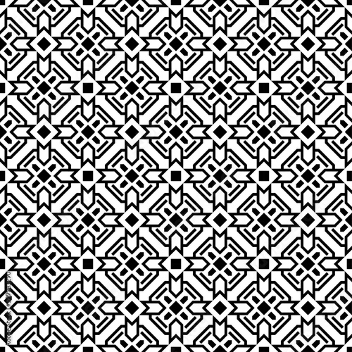 Seamless models. Modern stylish texture. Monochrome, simple. Vector.