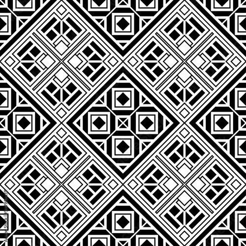 Wallpaper Mural Vector seamless pattern. Modern stylish texture. Monochrome, linear abstract background. Torontodigital.ca