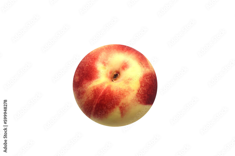 nectarine isolated. fruit isolated. nectarine top view. nectarine isolated. fruit isolated. nectarine top view.