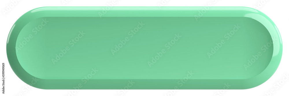 Fototapeta premium 3D button. Empty button. 3D illustration.