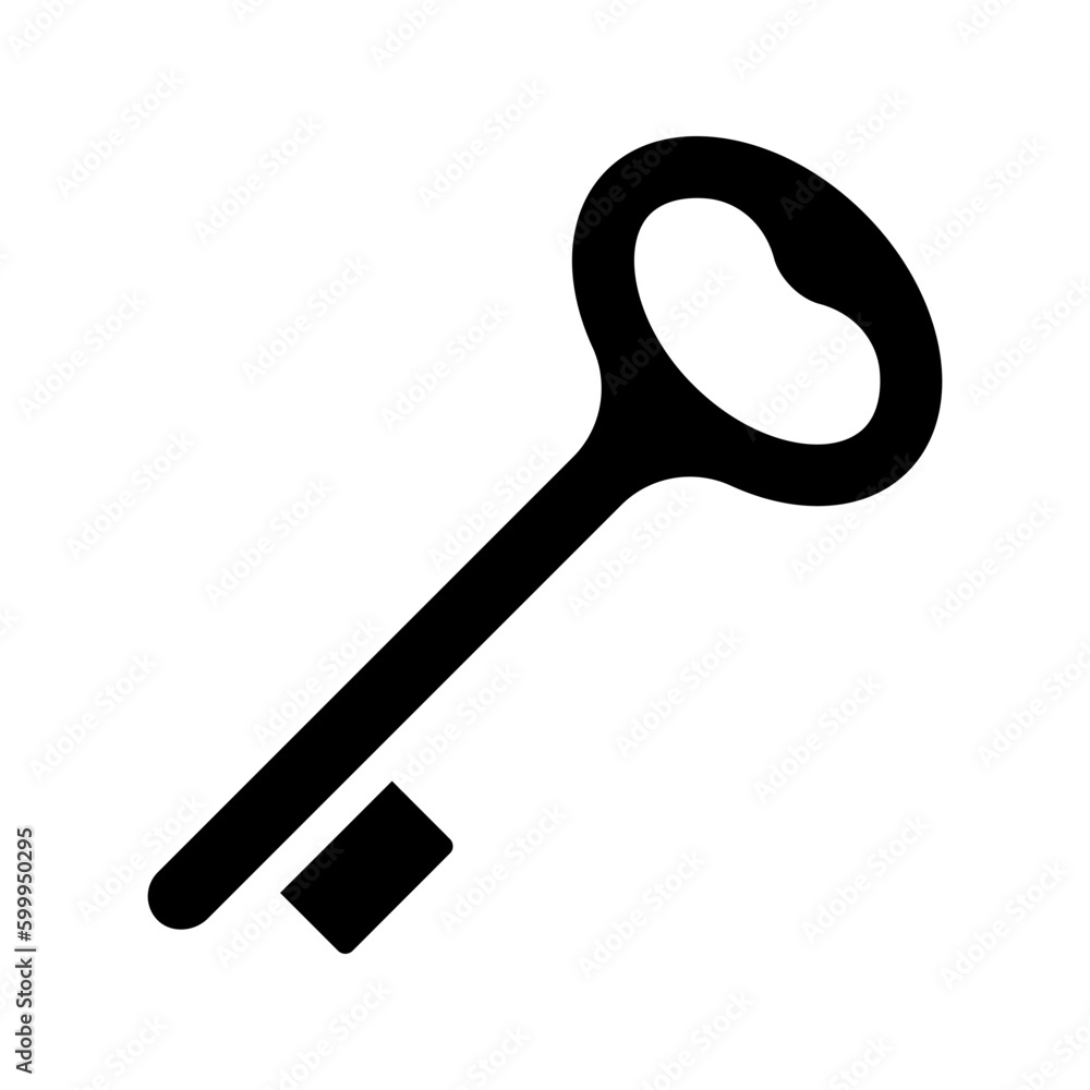 Key icon. sign for mobile concept and web design. vector illustration Key icon. sign for mobile concept and web design. vector illustration