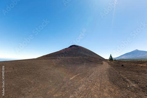 Volcan Arenas Negras on the island of Tenerife  Canaries  Spain 