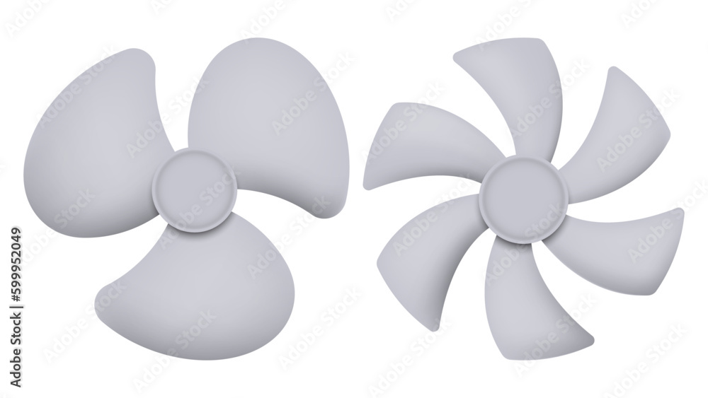 Propeller air, ventilator propeller, fan and blade, equipment propeller blower. Vector illustration. Propeller air, ventilator propeller, fan and blade, equipment propeller blower. Vector illustration.