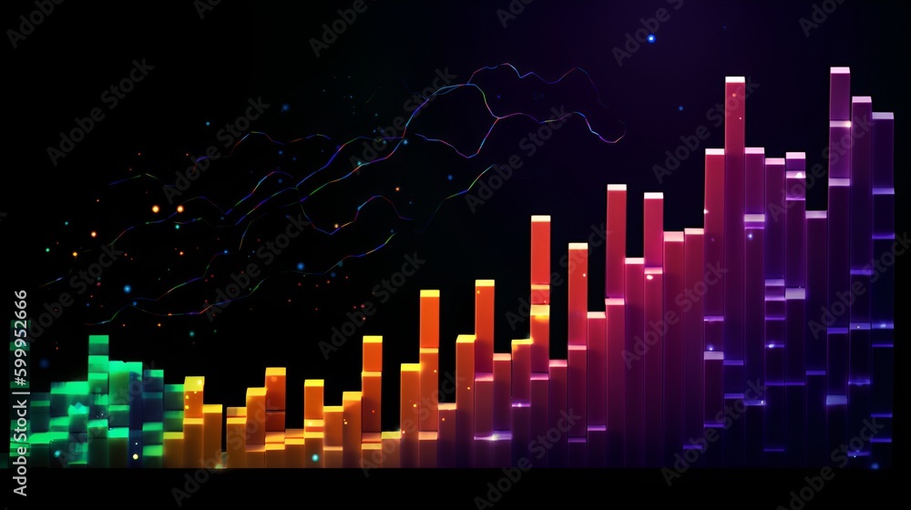 Increasing Graph Upward, charts climbing, increasing profits Increasing Graph Upward, charts climbing, increasing profits