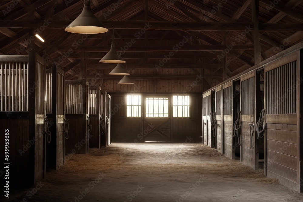 The Empty Stables. Generative AI