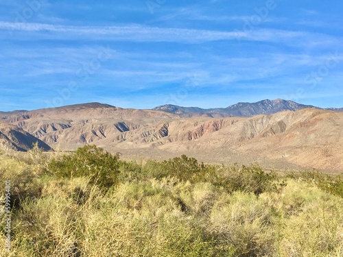 desert landscape and mountains 