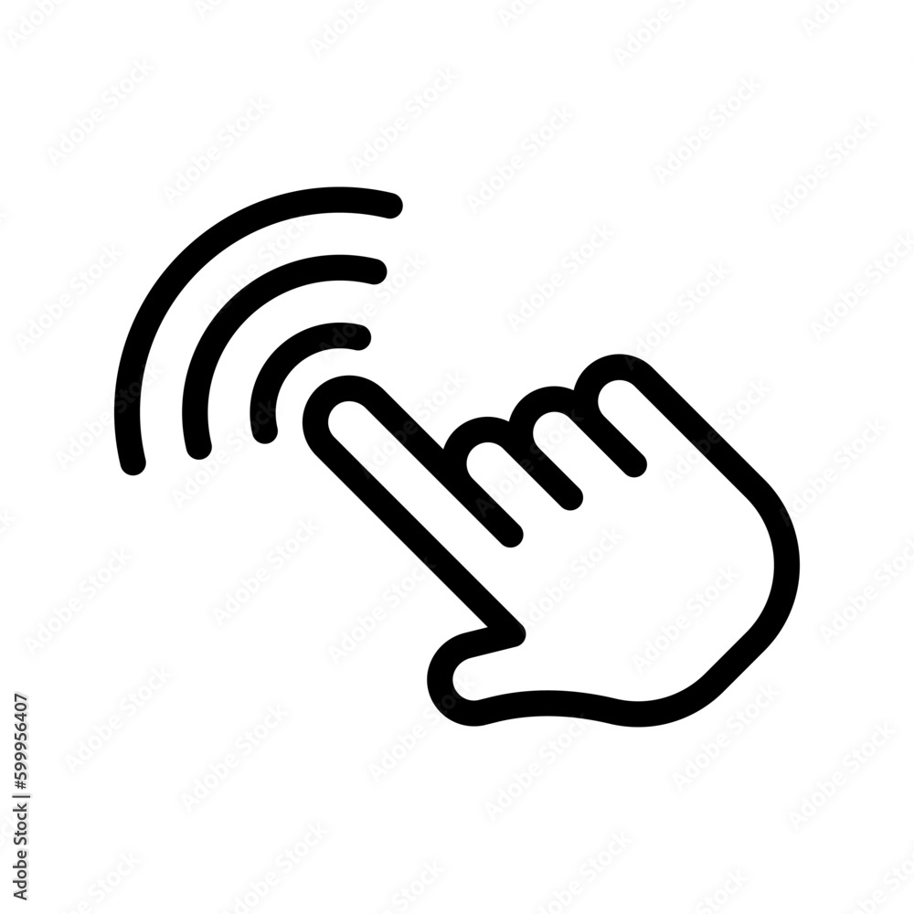 Click icon. sign for mobile concept and web design. vector illustration Click icon. sign for mobile concept and web design. vector illustration