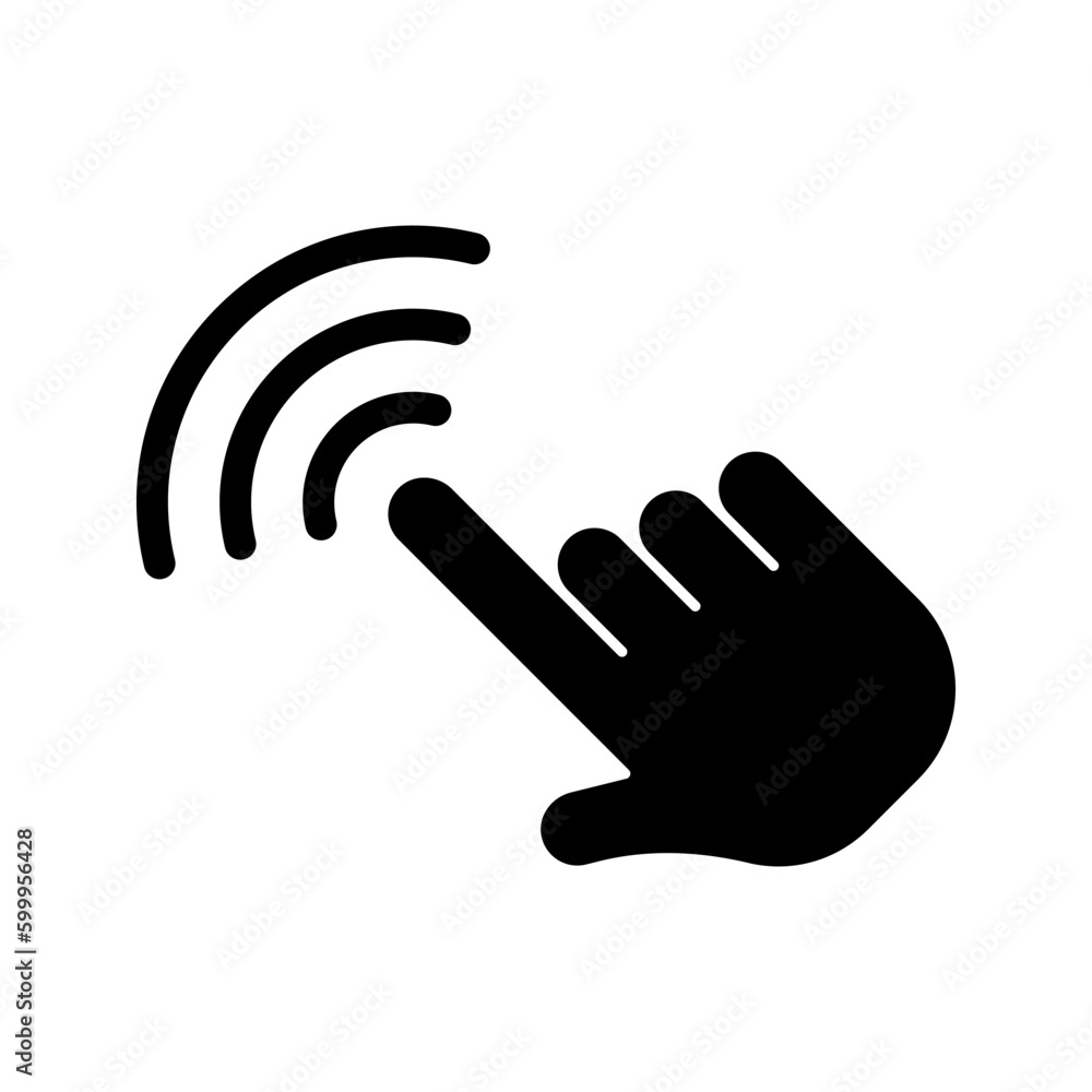Click icon. sign for mobile concept and web design. vector illustration Click icon. sign for mobile concept and web design. vector illustration