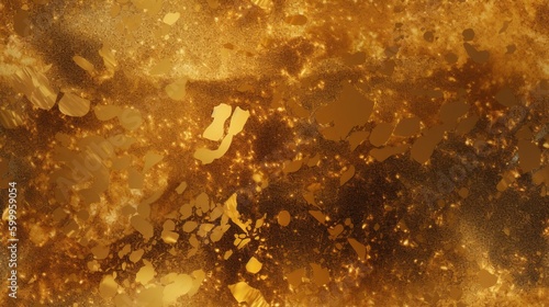 Gold glitter texture wallpaper