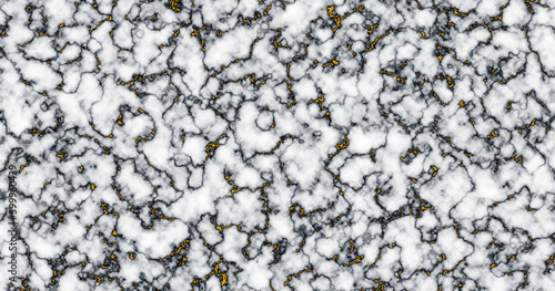 Gold and White background marble wall texture for design art work, seamless pattern of tile stone with bright and luxury. golden cracks