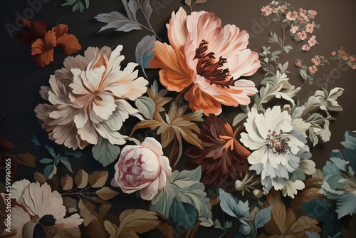 illustration flowers background