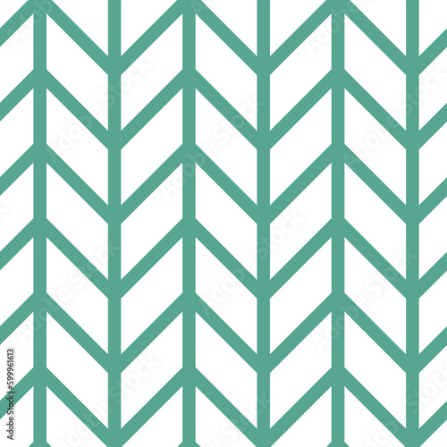 Green waves zig zag background texture. Popular zigzag chevron pattern background