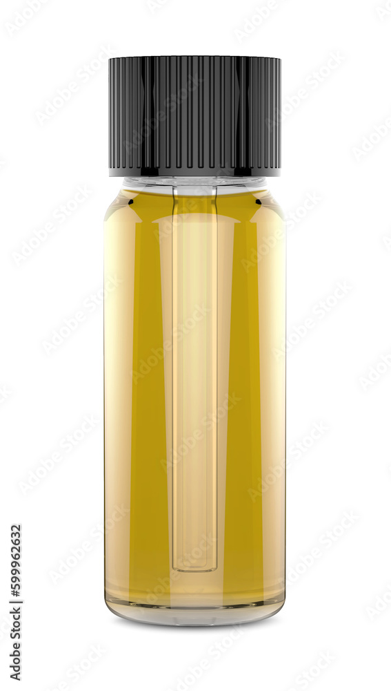 Perfume Oil Vial Glass Dropper Sampler Bottle with Clear Liquid 3D Rendering Perfume Oil Vial Glass Dropper Sampler Bottle with Clear Liquid 3D Rendering