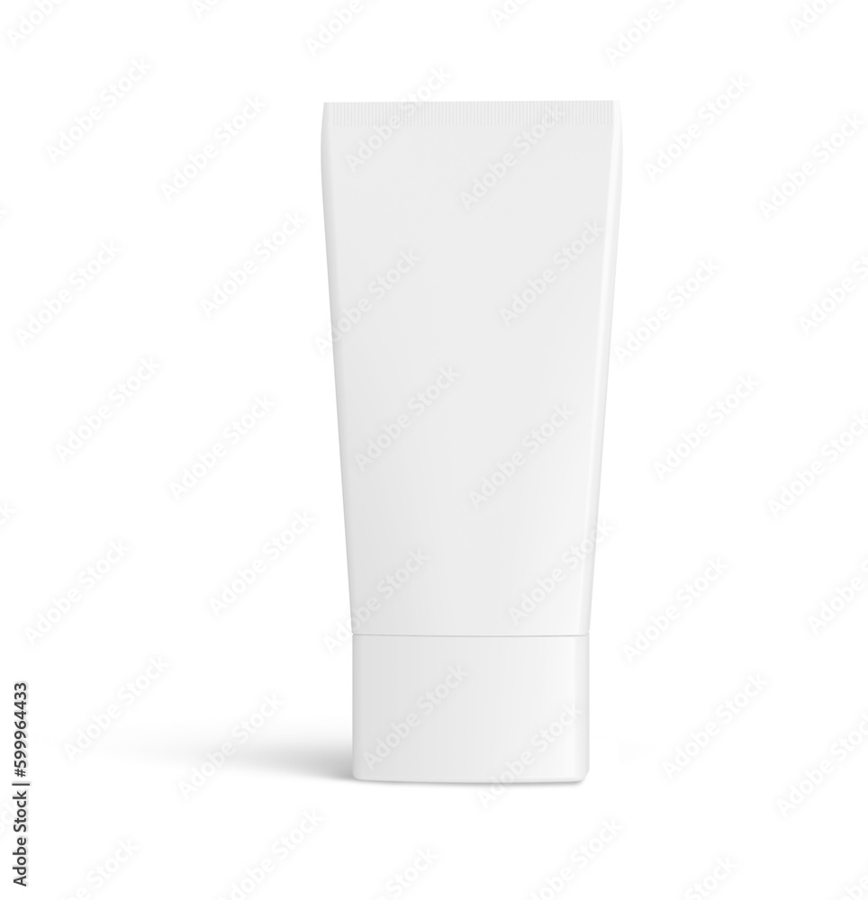 Soft Plastic Cosmetic Lotion Cream Toothpaste Tube Packaging Isolated 3D Rendering Soft Plastic Cosmetic Lotion Cream Toothpaste Tube Packaging Isolated 3D Rendering