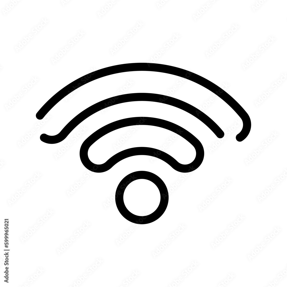 Wifi icon. sign for mobile concept and web design. vector illustration Wifi icon. sign for mobile concept and web design. vector illustration