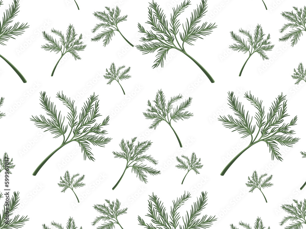 fresh greens, pick for food, pattern seamless, vector illustration fresh greens, pick for food, pattern seamless, vector illustration