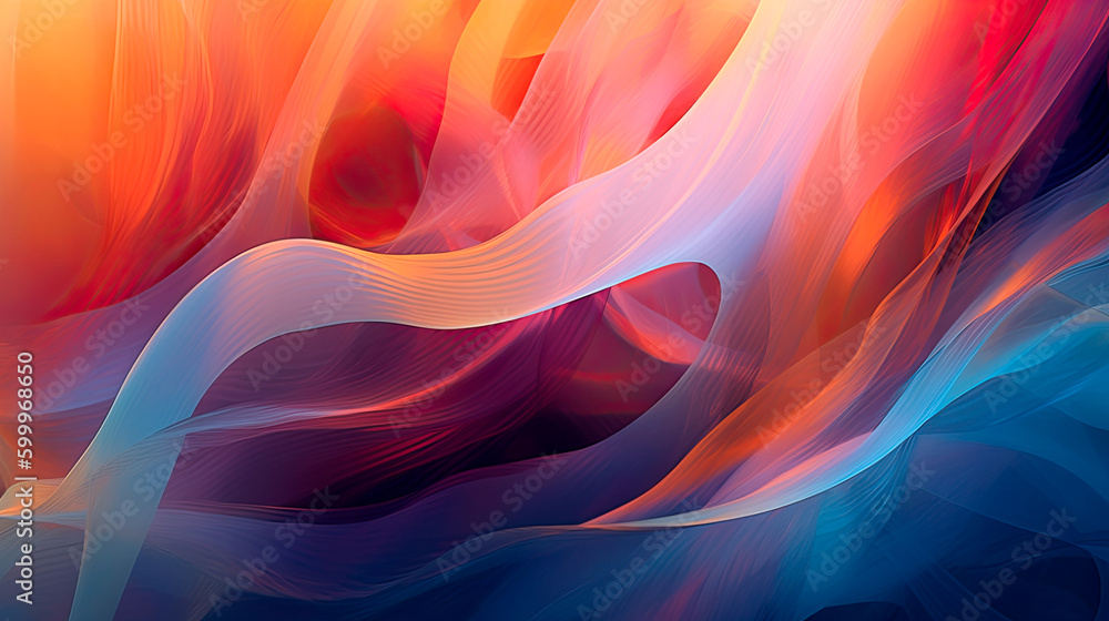 Abstract background. Wallpaper with 3D abstract patterns	