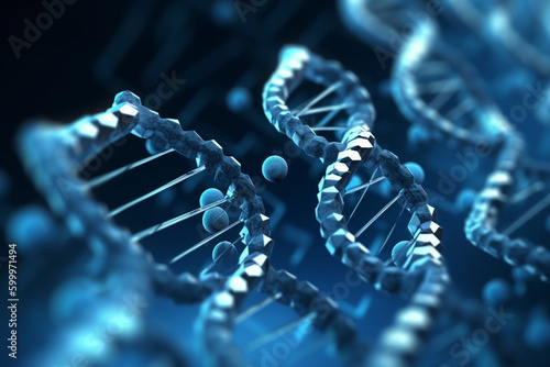 DNA nanobots and medicine. DNA, background Generative AI