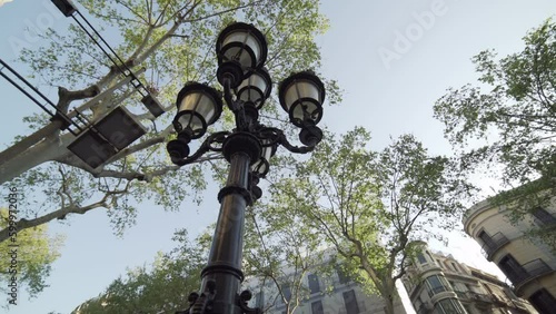 Farola modernista de Barcelona