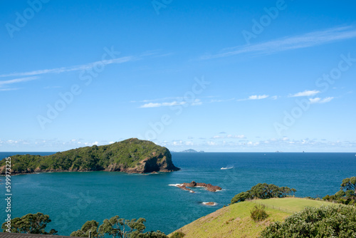 Farmland and off-shore islands of Northland