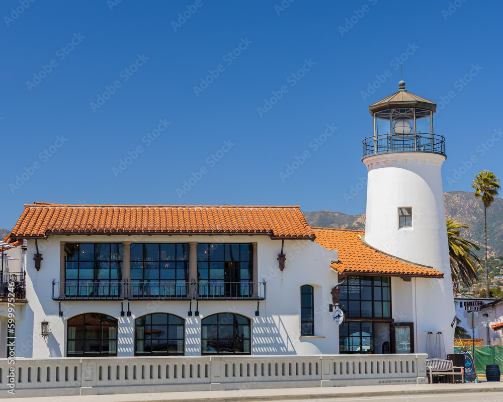 California-Santa Barbara-faux lighthouse