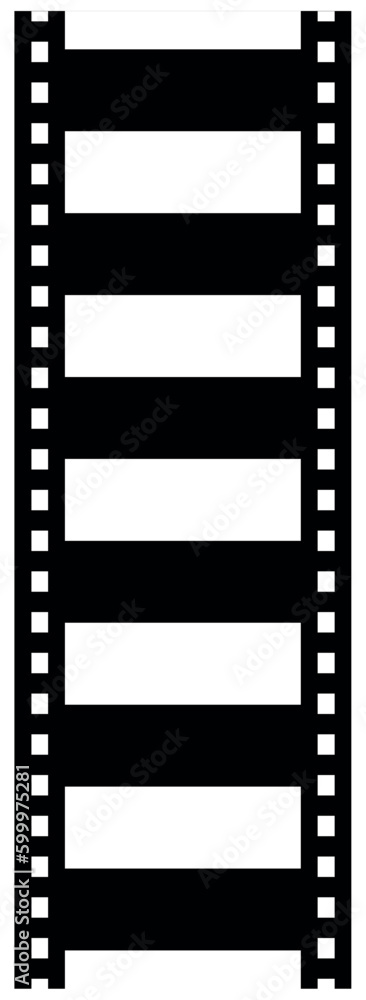 Film Strip icon. Movies Flim background with Flim roll