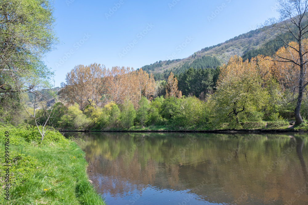 Spring Landscape of Pancharevo lake, Bulgaria