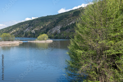 Spring Landscape of Pancharevo lake, Bulgaria