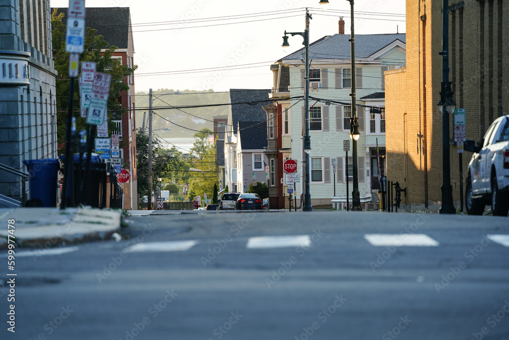 The streets of Portand, Maine