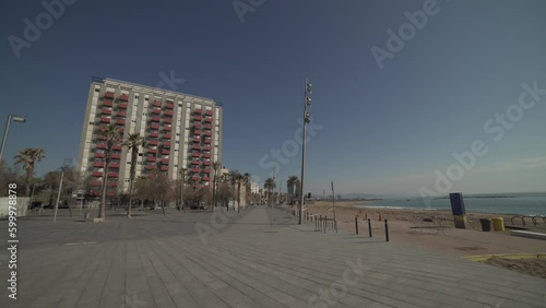 El paseo marítimo de la Barceloneta