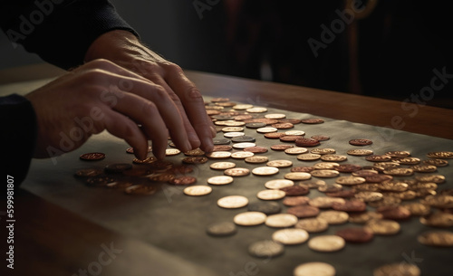 Frugal counting change because of financial hardshp