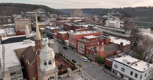 Frankfort is the capital city of the Commonwealth of Kentucky and the seat of Franklin County.  photo
