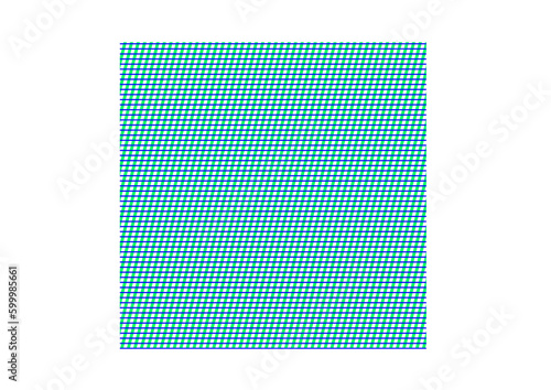 interessante quadratische fläche mit blaugrünem schrgem gitter und glanzeffekt, modern art, 
