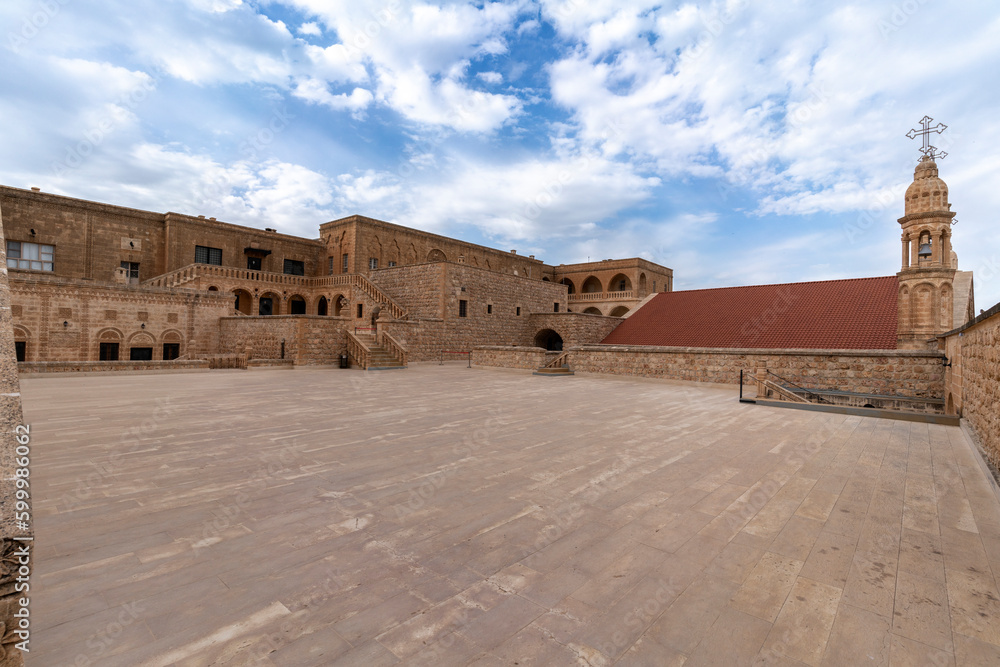 Fototapeta premium Mor Gabriel Monastery is the oldest standing Syriac Orthodox monastery in Mardin province, Turkey