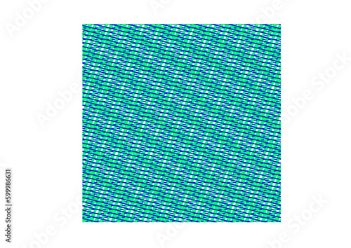 interessante quadratische fläche mit blaugrünem schrgem gitter und glanzeffekt, modern art, 