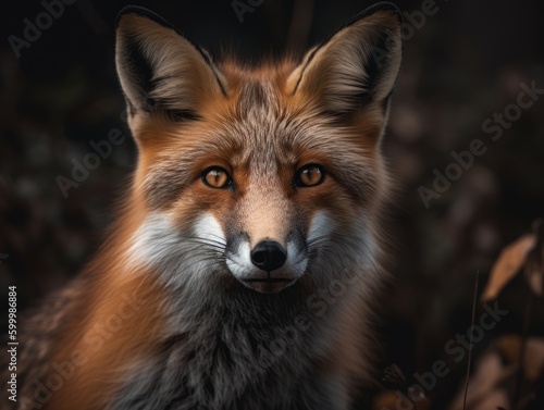 Captivating Red Fox Photo - AI Generated Generative AI © ArquitecAi