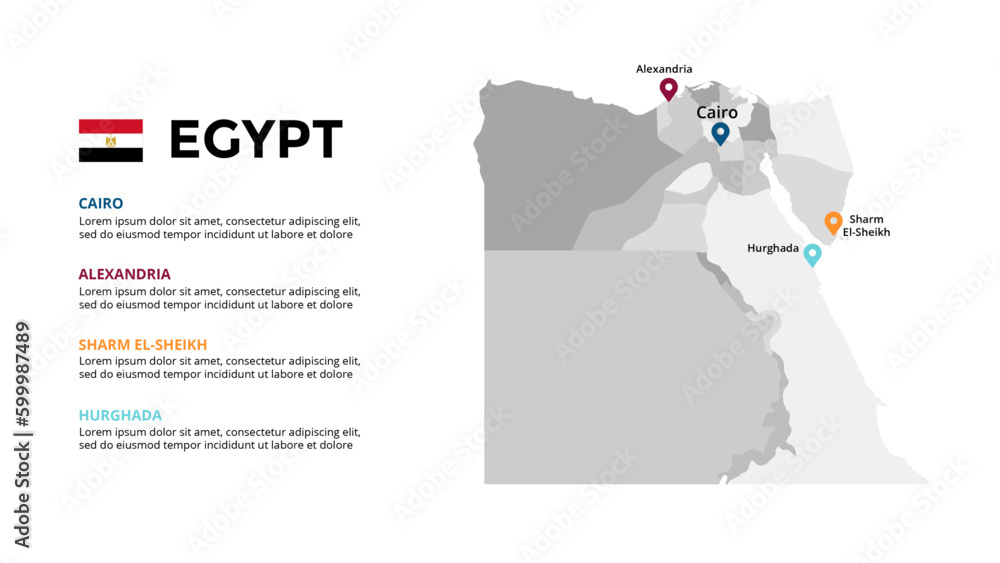 Egypt detailed map
