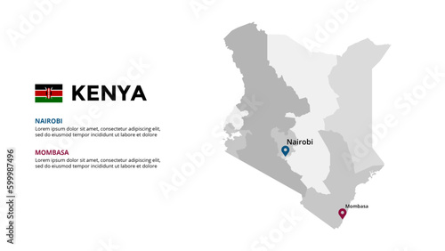 Kenya detailed map
