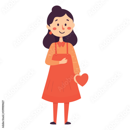 Mother and child share cute wedding gift happiness