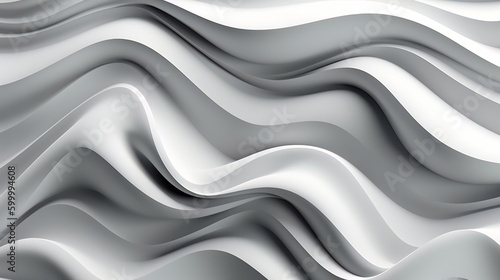 A wavy white background with wavy lines. Generative ai