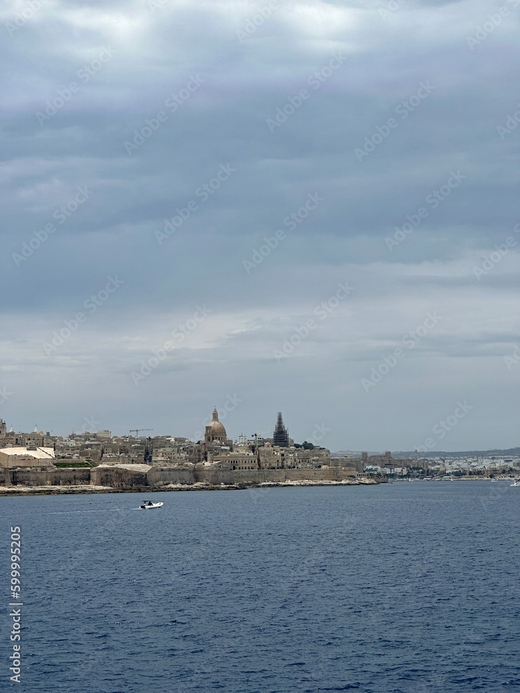 Malta. Valetta view from the sea