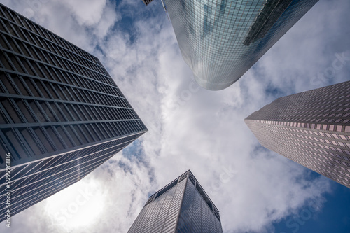 Exterior of the Wells Fargo Plaza in Houston. photo