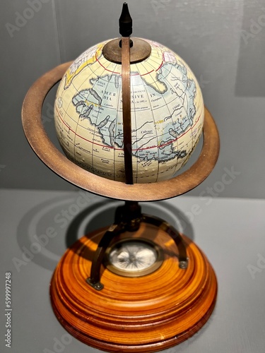 compass and globe