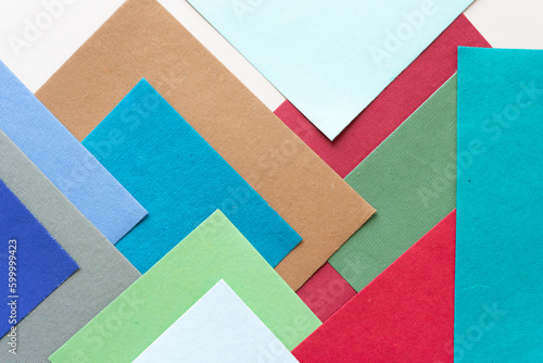 brightly multi-colored paper background